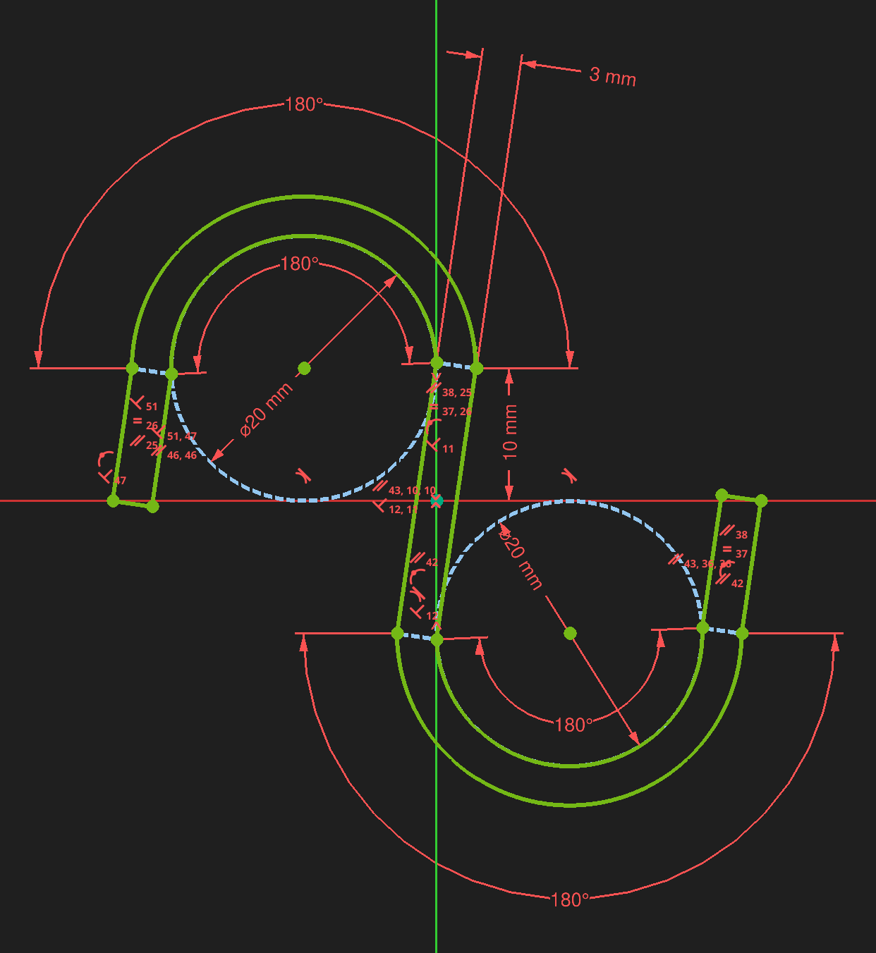 FreeCAD sketcher workbench example